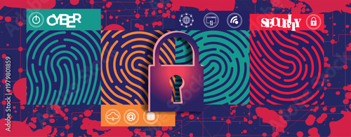 Cyber technology concept web services for business and internet project.