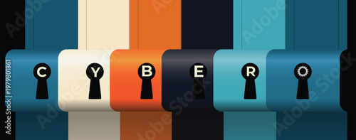 Future cyber technology web services for business and internet project.