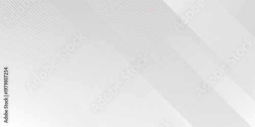 Diagonal grey gradient lines background. Abstract silver stripes wallpaper. Abstract gray tech backdrop. Oblique gris texture for graphic design.