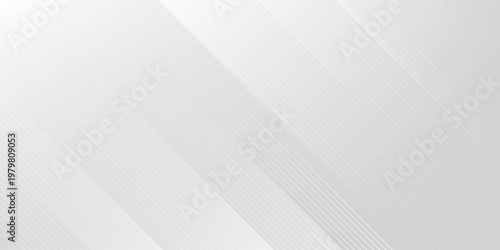 Diagonal grey gradient lines background. Abstract silver stripes wallpaper. Abstract gray tech backdrop. eps 10
