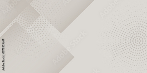 Abstract background with circles. Vector illustration. White and gray colors.
