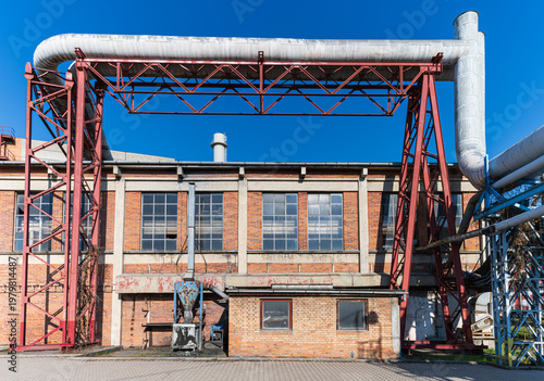 Принти на полотні Photo of a part of old factory in Zlin.