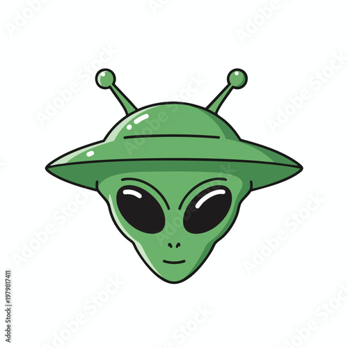 Creative Alien Illustration for Sci Fi and Space Themed Projects