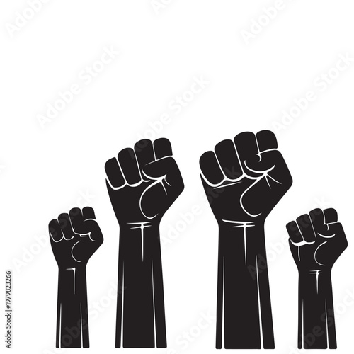 A black vector silhouette set of human hand gestures and latex glove icons featuring palm signs and finger symbols isolated for work protection concepts