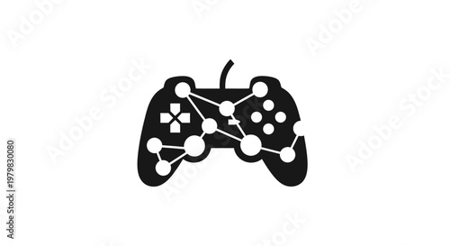 Black Video Game Controller Console.