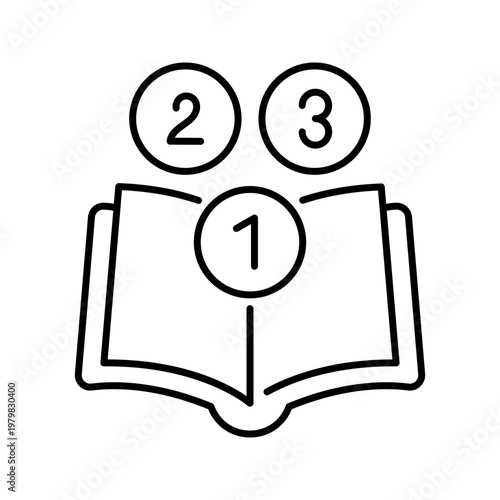 Slika na platnu Math education icon