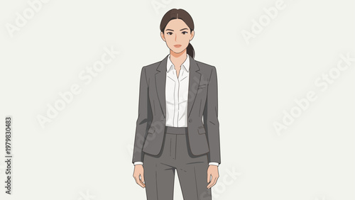 Businesswoman in formal suit