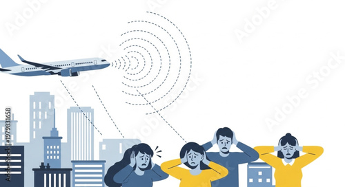 People React to Airplane Flyover.