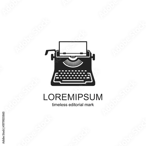 Vintage Typewriter Editorial Office Equipment.