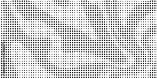 Halftone faded gradient texture. Grunge halftone grit background. White and black sand noise wallpaper. Retro pixilated vector backdrop