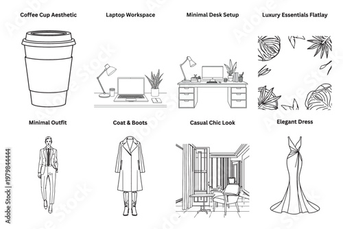 Silent Luxury Lifestyle Coloring Book Vol-03