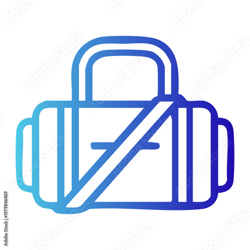 Gym Duffel Bag Icon