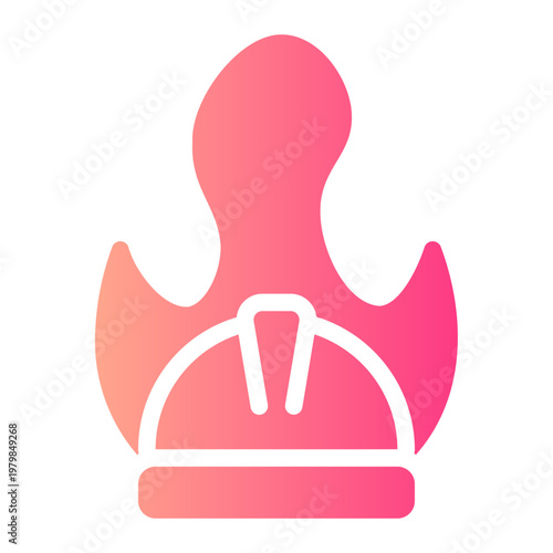 burnout gradient icon