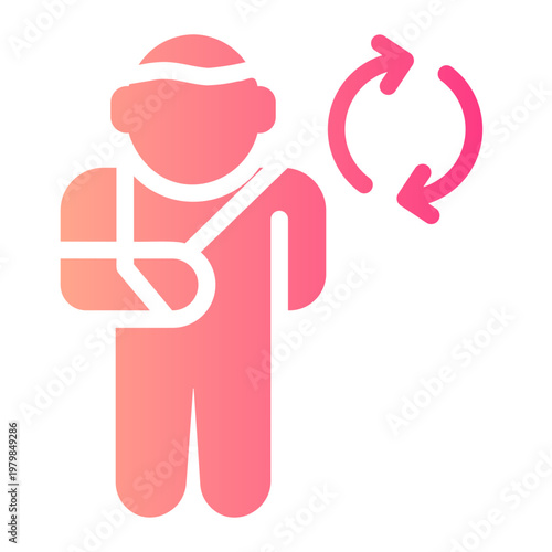 cumulative injury gradient icon