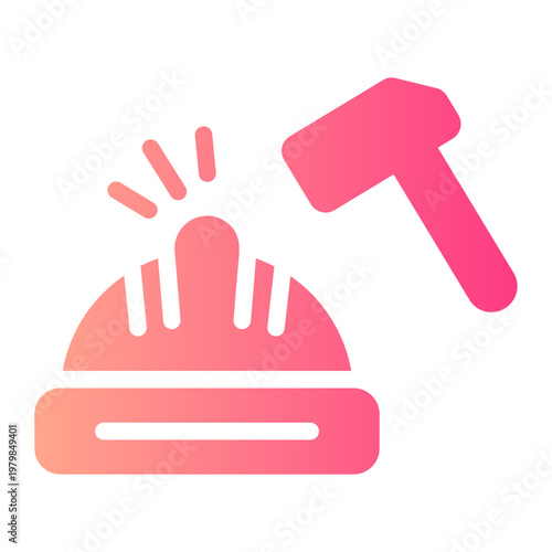 work injury gradient icon