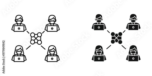 family tree generations connection flat design vector illustration