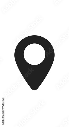 Map pin location icon point pointer position navigation direction sign