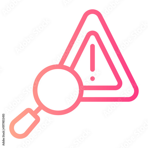 investigation gradient icon