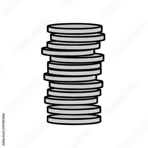 Stack of Coins Representing Financial Growth and Wealth Management