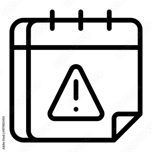 time and date line icon