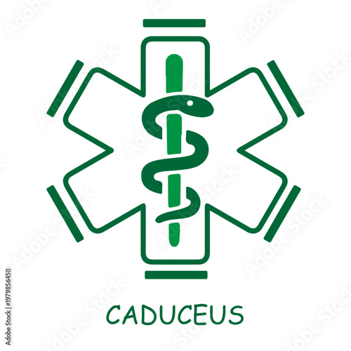 Medical Caduceus Symbol
