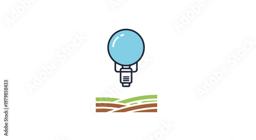 Light Bulb Energy Saving Concept.