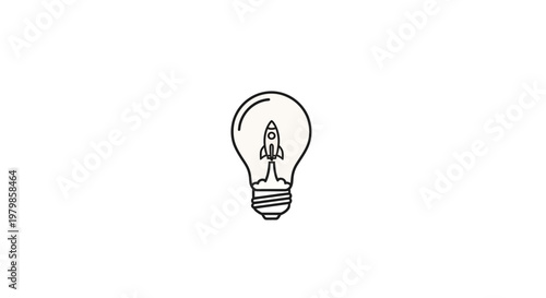 Light Bulb Icon Symbol Idea.