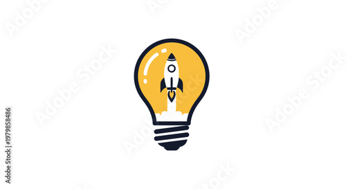 Light Bulb With Face Expression.