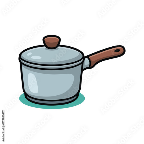cooking pot with spoon