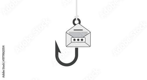 Computer on a fishing hook.