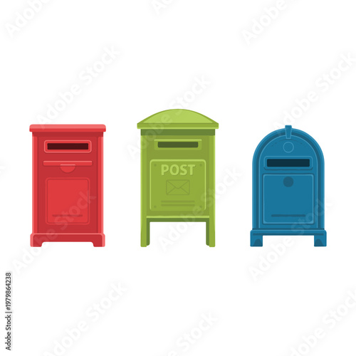 red post box