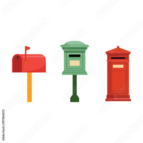 red post box