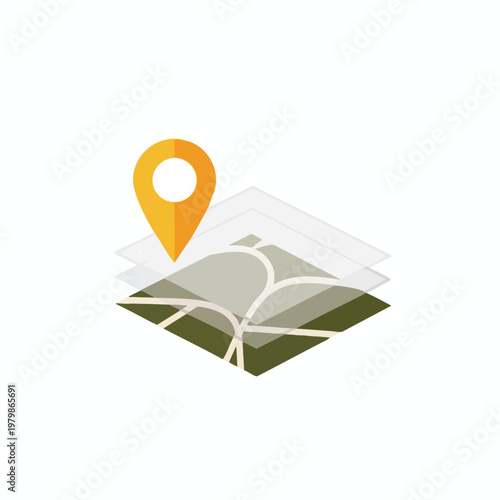 Interactive Map and Location Pin for Travel and Navigation