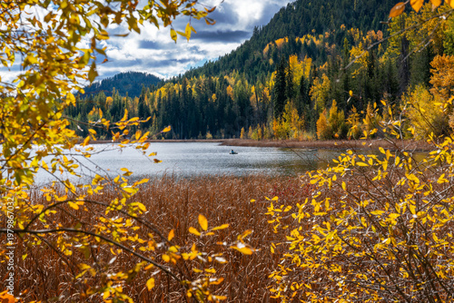 Fotografie Wilgress Lake Autumn British Columbia