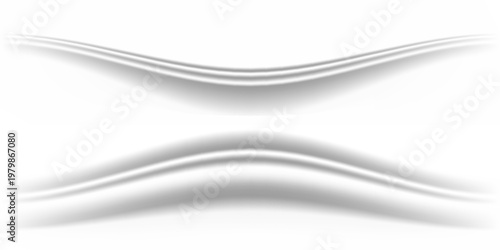 Silk background Design for product advertising for catalog.white silk background.gold fabric background. smooth texture. vector illustrations.eps 10