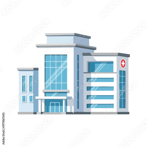 Modern Healthcare Facility with Diagnostic and Treatment Areas