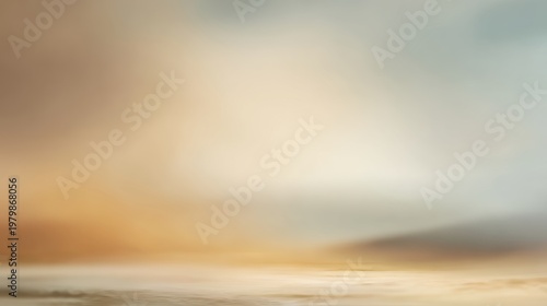 Soft Pastel Sky at Dusk with Calm Water Reflection and Serenity