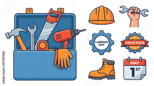 set of tools for construction