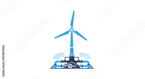 Wind Turbine Electricity Generation System.