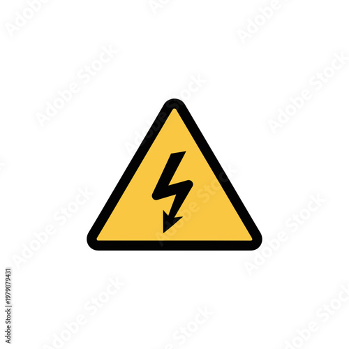 Free Download Warning Sign High Voltage Electricity Danger Symbol. EPS Editable. Vector Illustrations. - GFXLoad