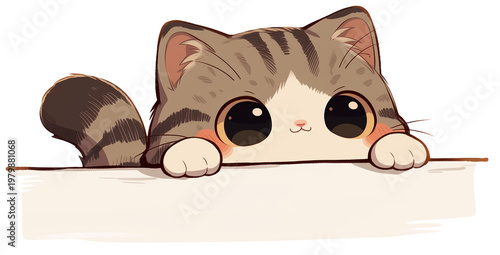 Cute Cat emoji | emote | transparent png | Lurking