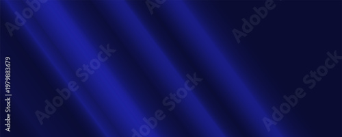 Abstract dark blue background with elegant diagonal light rays and smooth gradients. Professional luxury backdrop for corporate identity and banners.
