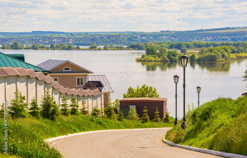 Descent to the Volga river bank in Sviyazhsk