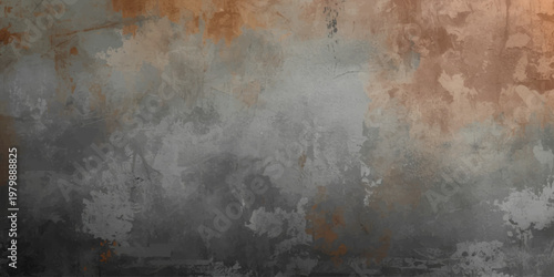 Dark abstract grunge metal texture with rusty backgrounds featuring white smoke and blue mist under a stormy night sky with motion light