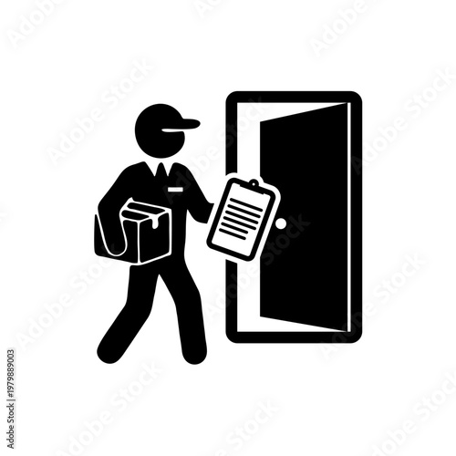 Burglary Intrusion Icon Vector Security Break In Thief Symbol