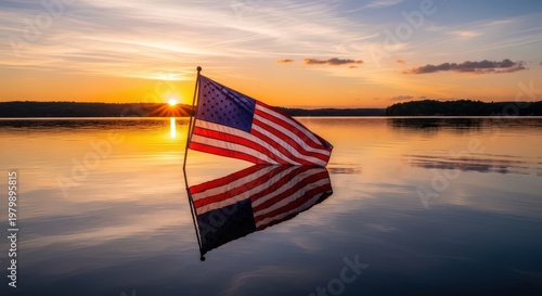 American Flag in Motion – Ultra Realistic AI Generated Patriotic Artwork
