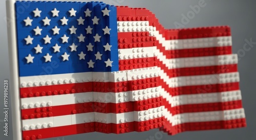 American Flag in Motion – Ultra Realistic AI Generated Patriotic Artwork