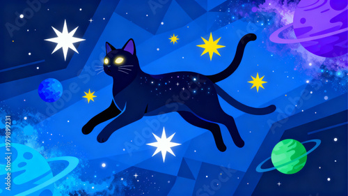 Cosmic Space Cat
