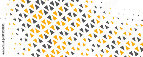 Triangles Vector Abstract Geometric Technology Background. Halftone Triangular Retro Style Simple Pattern. Minimal Style Dynamic Tech Wallpaper. eps 10