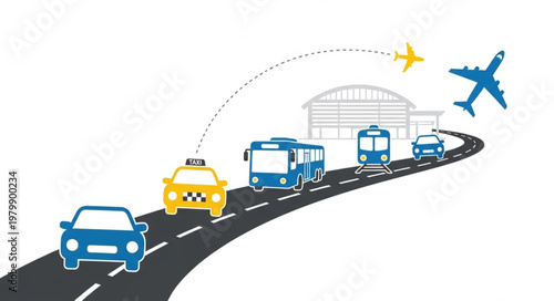 Transportation options for travel and commuting.